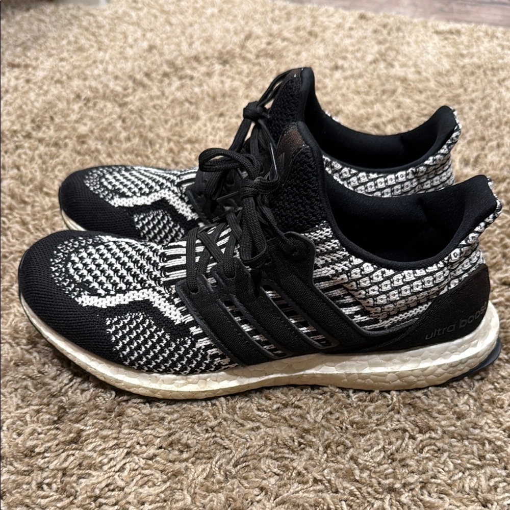 Adidas Ultra Boost Knit Black and White “Oreo” Shoes